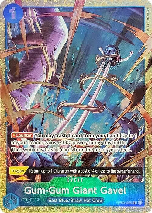 Gum-Gum Giant Gavel (Premium Card Collection -Best Selection Vol. 2-) , Promo OP03-055 1