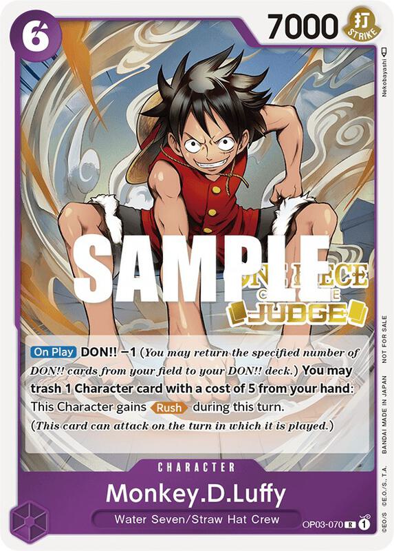 Monkey.D.Luffy (Judge Pack Vol. 2) , Promo OP03-070 1