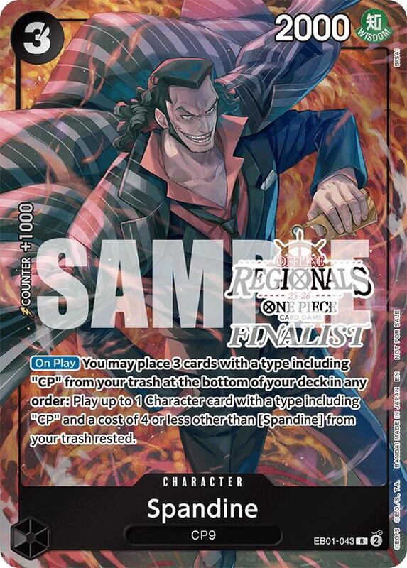 Spandine (Offline Regional Finalist Card Set 2025 Vol.1) , Promo EB01-043 1