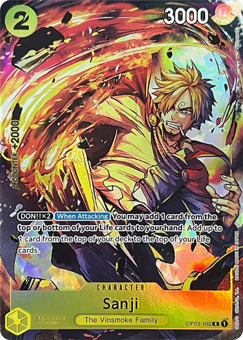Sanji (Premium Card Collection -BANDAI CARD GAMES Fest. 23-24 Edition-) , Promo OP03-102 5