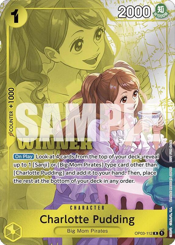 Charlotte Pudding (Winner Pack 2024 Oct.-Dec.) , Promo OP03-112 5