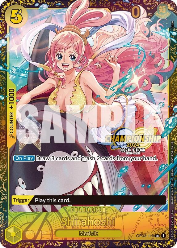 Shirahoshi (October Championship 2024 Online Regional) , Promo OP03-116 2