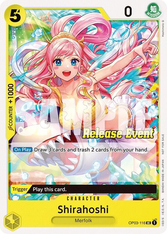 Shirahoshi (ST15 - ST20 Release Event Pack) , Promo OP03-116 4