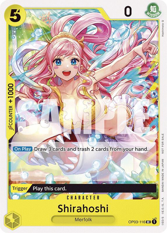 Shirahoshi (Tournament Pack Vol. 6) , Promo OP03-116 6