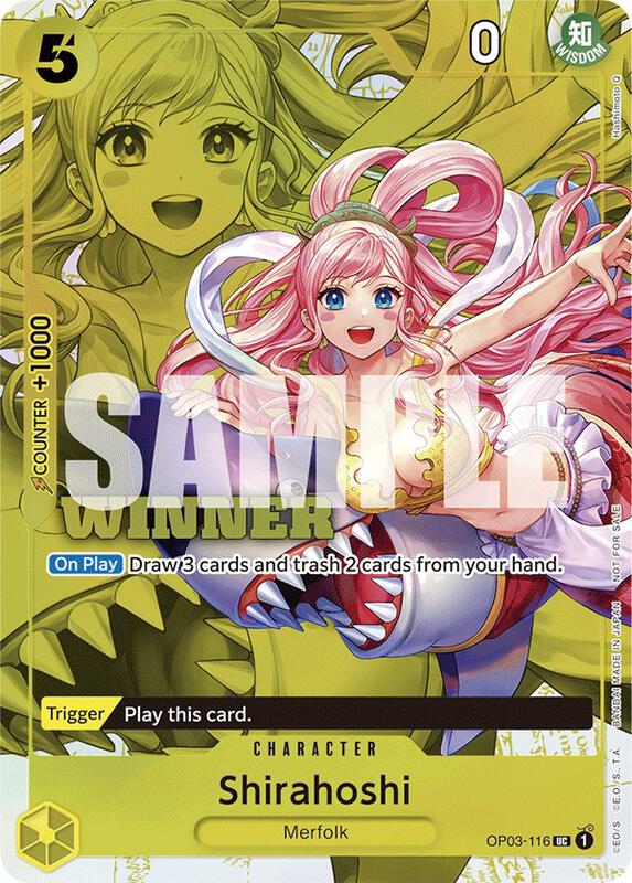 Shirahoshi (Winner Pack Vol. 6) , Promo OP03-116 7