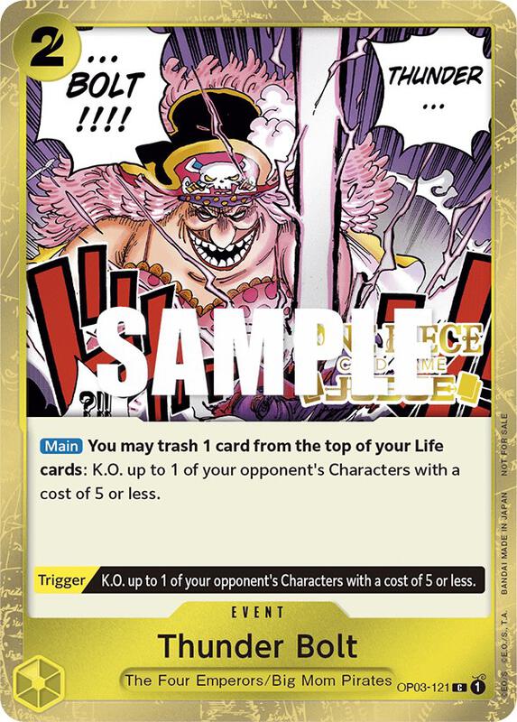 Thunder Bolt (Judge Pack Vol. 2) , Promo OP03-121 1
