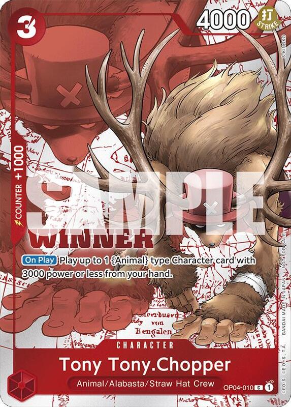 Tony Tony.Chopper (Winner Pack 2024 Oct.-Dec.) , Promo OP04-010 3
