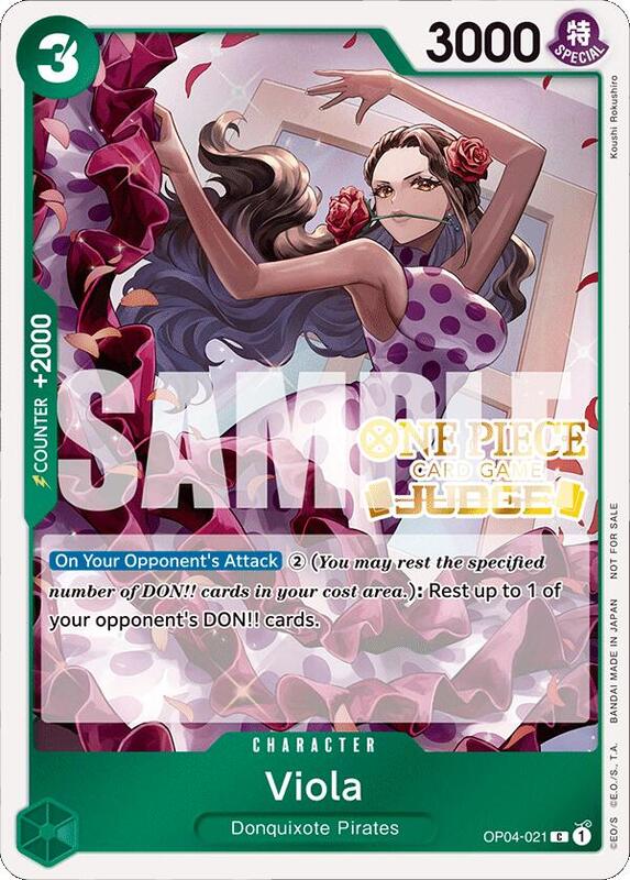 Viola (Judge Pack Vol. 4) , Promo OP04-021 1