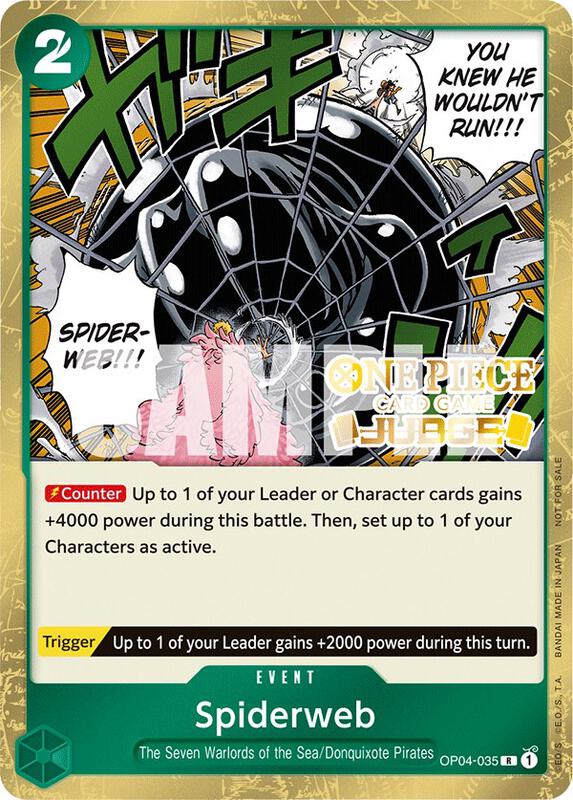 Spiderweb (Judge Pack Vol. 3) , Promo OP04-035 1