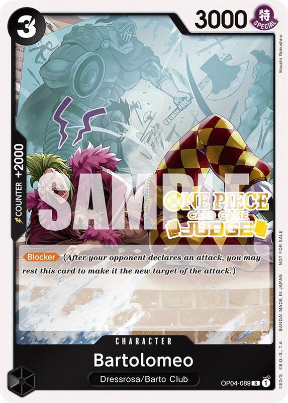 Bartolomeo (Judge Pack Vol. 3) , Promo OP04-089 1