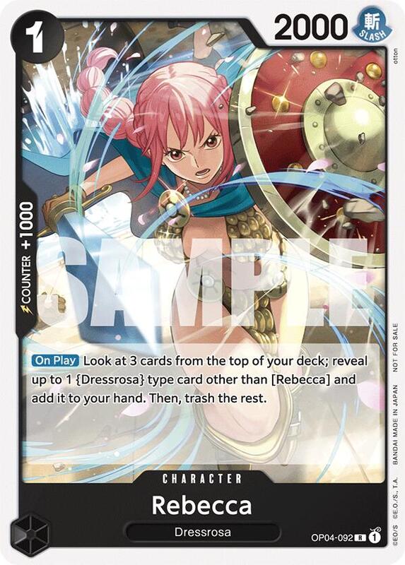 Rebecca (Tournament Pack 2025 Vol. 2) , Promo OP04-092 3