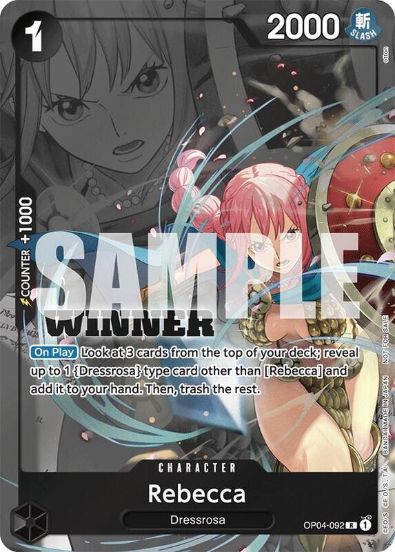 Rebecca (Winner Pack 2025 Vol. 2) , Promo OP04-092 4