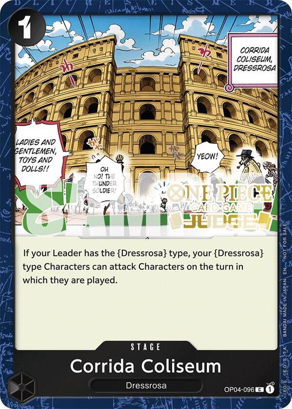 Corrida Coliseum (Judge Pack Vol. 6) , Promo OP04-096 1