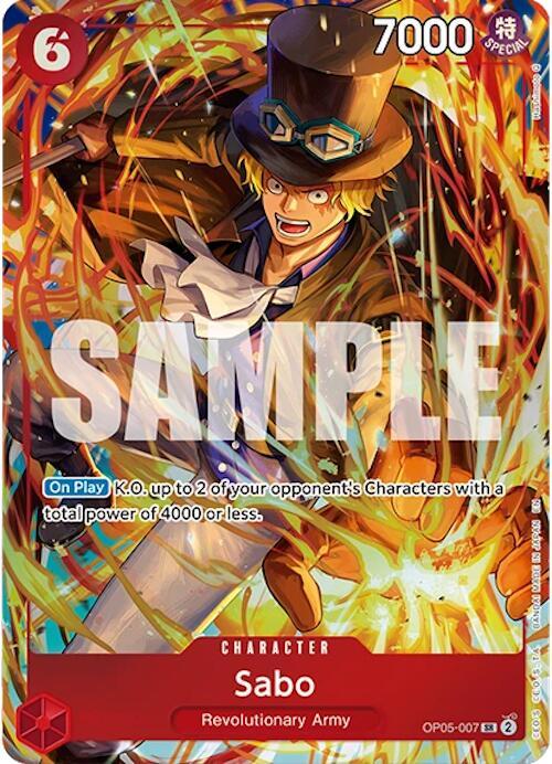Sabo (Illustration Box Vol.5) , Promo OP05-007 1