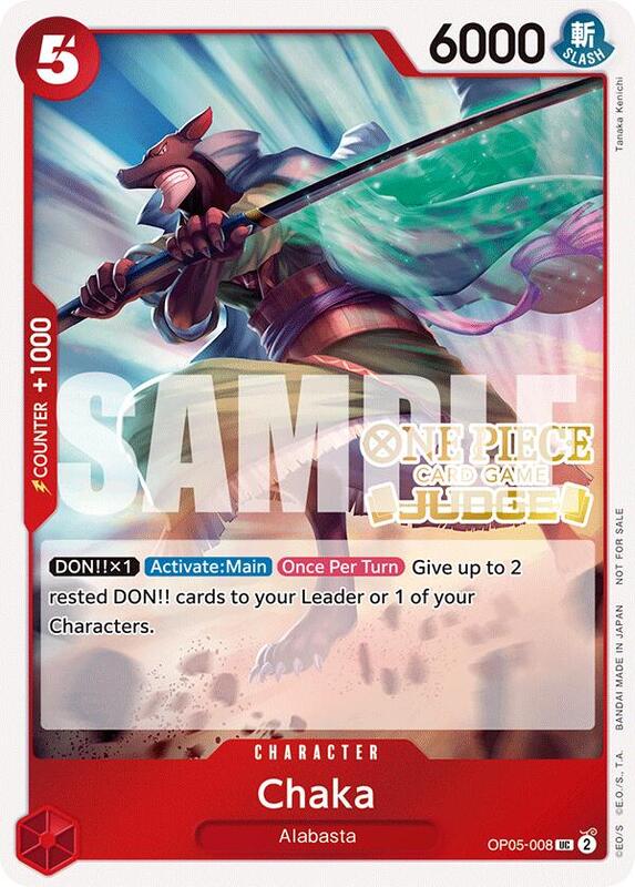 Chaka (Judge Pack Vol. 5) , Promo OP05-008 1