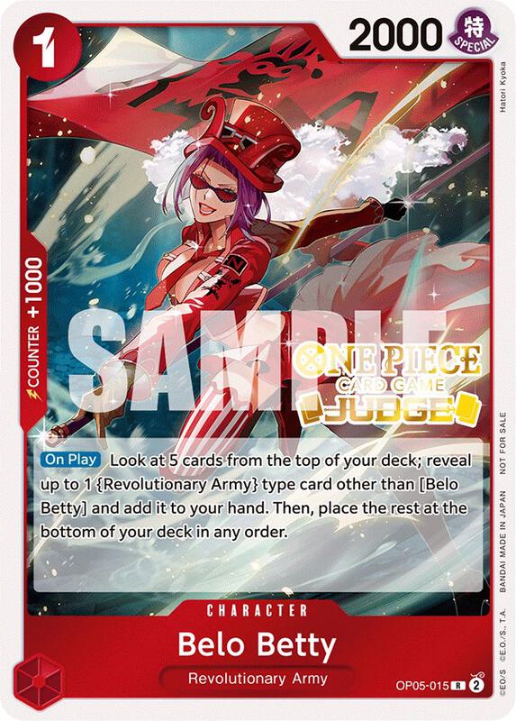 Belo Betty (Judge Pack Vol. 3) , Promo OP05-015 1