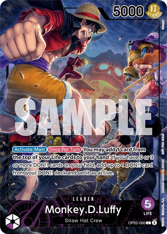 Monkey.D.Luffy (PSA Magazine) , Promo OP05-060 1