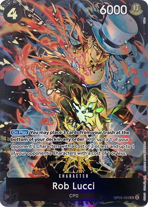 Rob Lucci (Illustration Box EX) , Promo OP05-093 1
