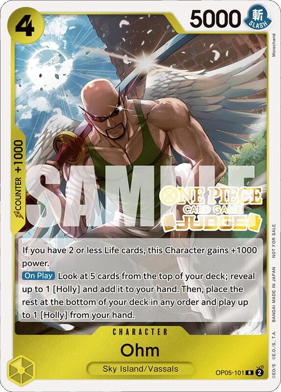 Ohm (Judge Pack Vol. 4) , Promo OP05-101 1