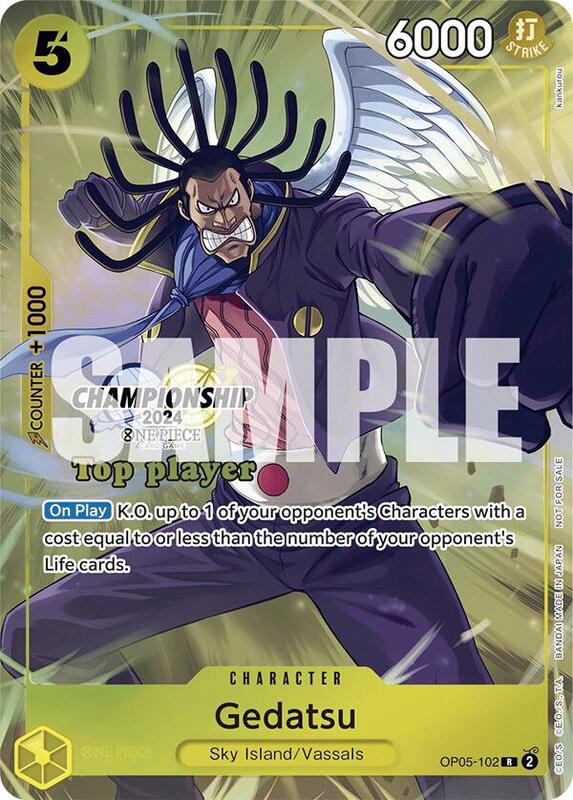 Gedatsu (Championship 2024 Top Player Pack) , Promo OP05-102 4