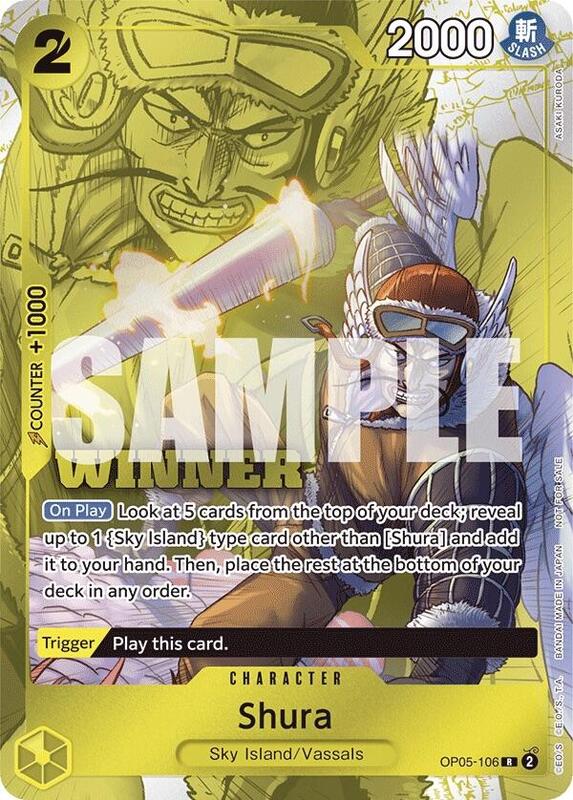 Shura (Winner Pack Vol. 7) , Promo OP05-106 3