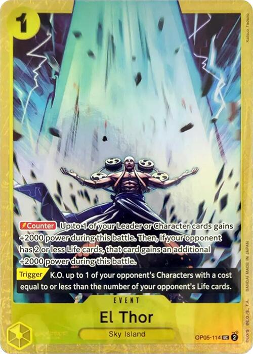 El Thor (Premium Card Collection -Best Selection Vol. 2-) , Promo OP05-114 1