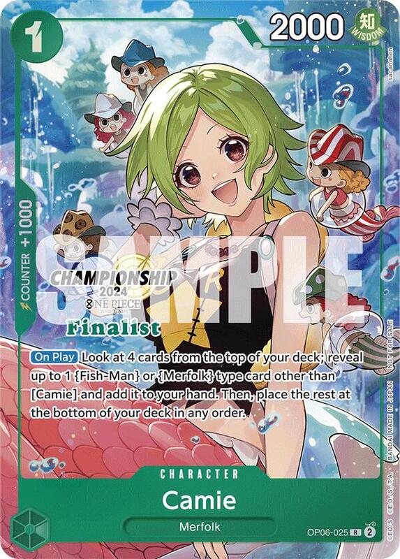 Camie (Championship 2024 Finalist Card Set) , Promo OP06-025 2