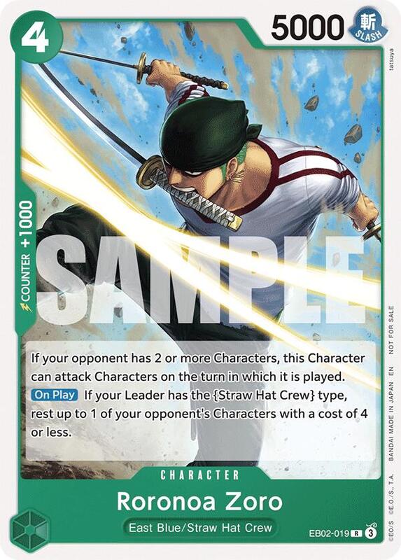 Roronoa Zoro (Tournament Pack 2025 Vol. 3) , Promo EB02-019 1