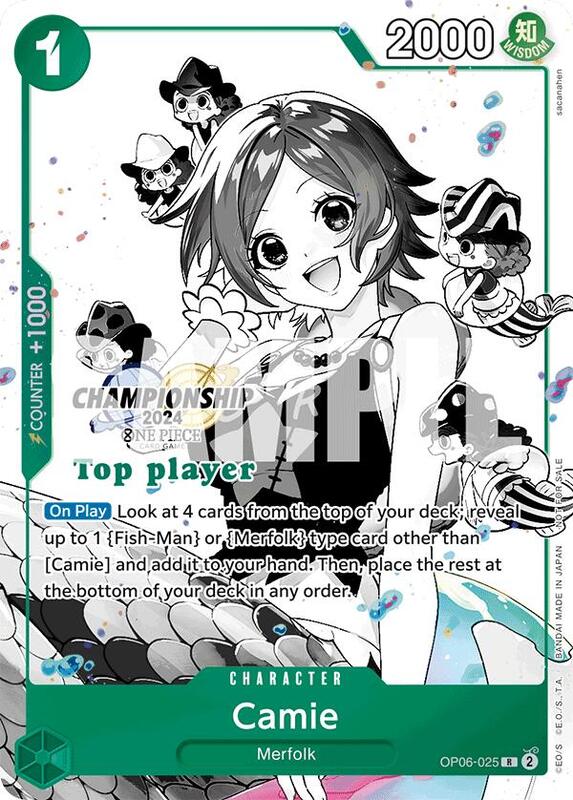 Camie (Championship 2024 Top Player Pack Vol. 2) , Promo OP06-025 3