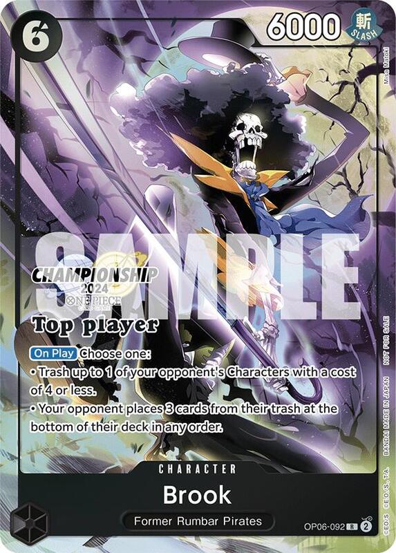 Brook (Championship 2024 Top Player Pack) , Promo OP06-092 3