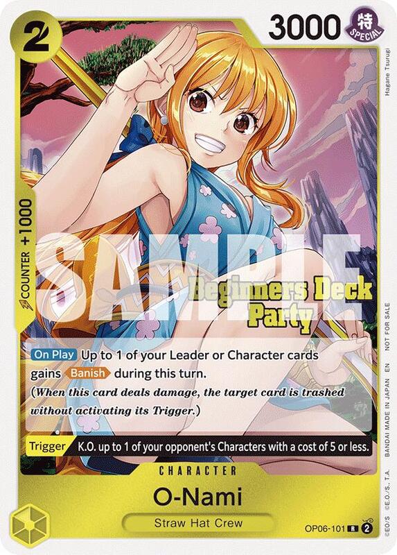 O-Nami (Beginners Deck Party [ST-23] - [ST-28] Participation Pack) , Promo OP06-101 1