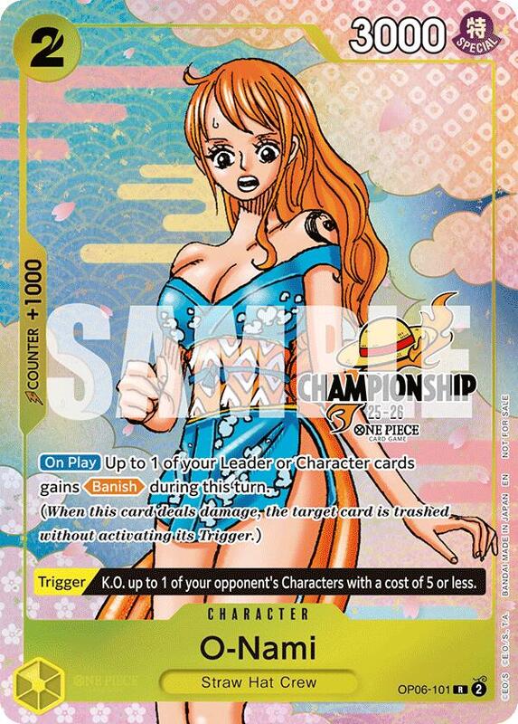 O-Nami (CS 25-26 Event Pack Finalist Ver.) , Promo OP06-101 3