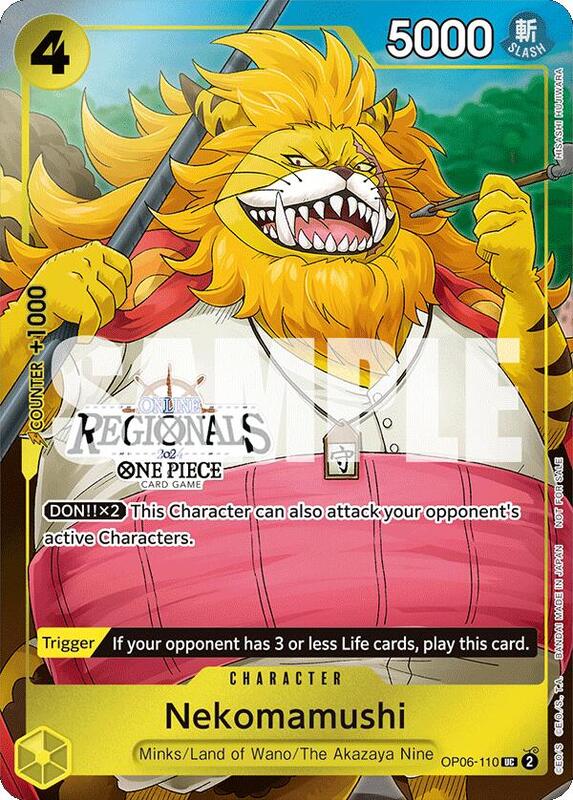 Nekomamushi (Online Regional 2024 Vol. 3) , Promo OP06-110 3