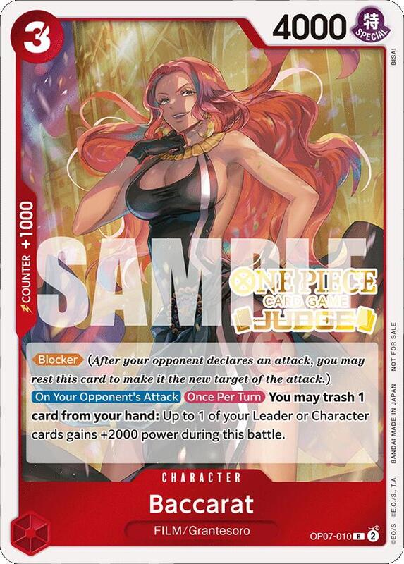 Baccarat (Judge Pack Vol. 4) , Promo OP07-010 1