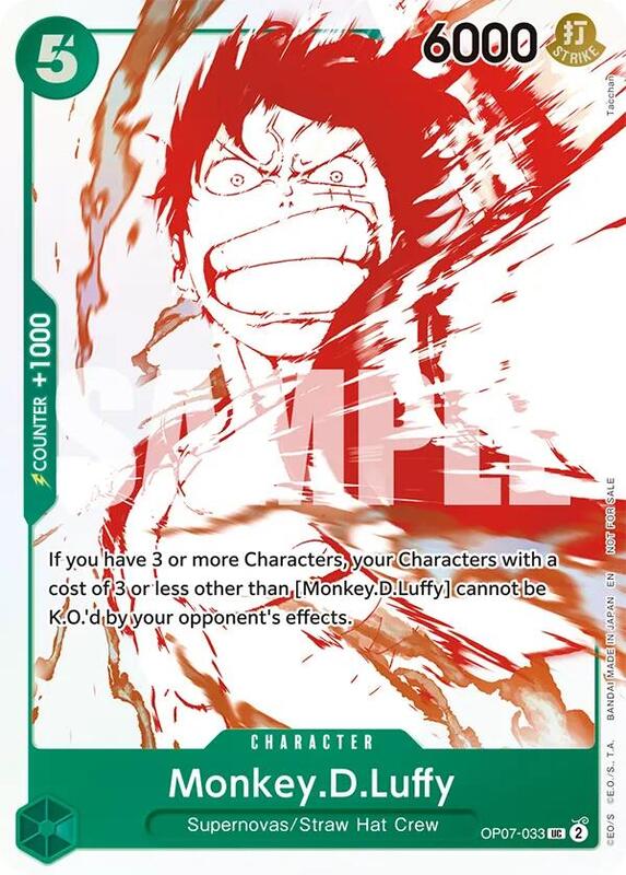 Monkey.D.Luffy - OP07-033 (3rd Anniversary Treasure Campaign Pack) , Promo OP07-033 1
