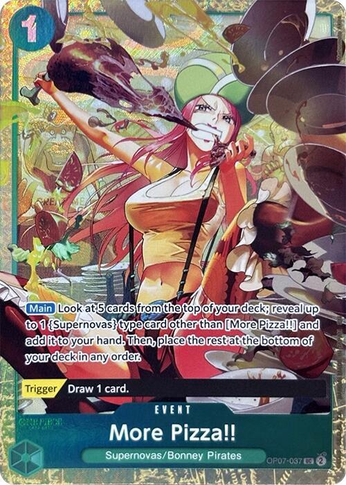More Pizza!! (Premium Card Collection -Best Selection Vol. 4-) , Promo OP07-037 1