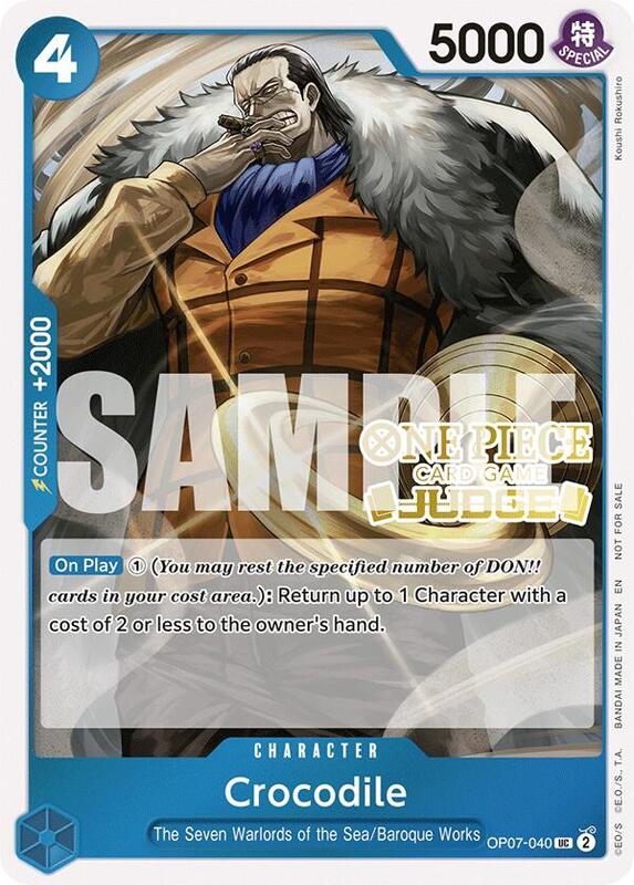 Crocodile (Judge Pack Vol. 6) , Promo OP07-040 1