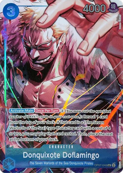 Donquixote Doflamingo (Seven Warlords of the Sea Binder Set) , Promo OP07-048 2