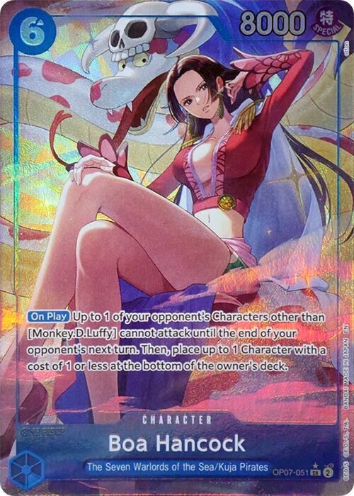 Boa Hancock (Seven Warlords of the Sea Binder Set) (Alternate Art) , Promo OP07-051 2