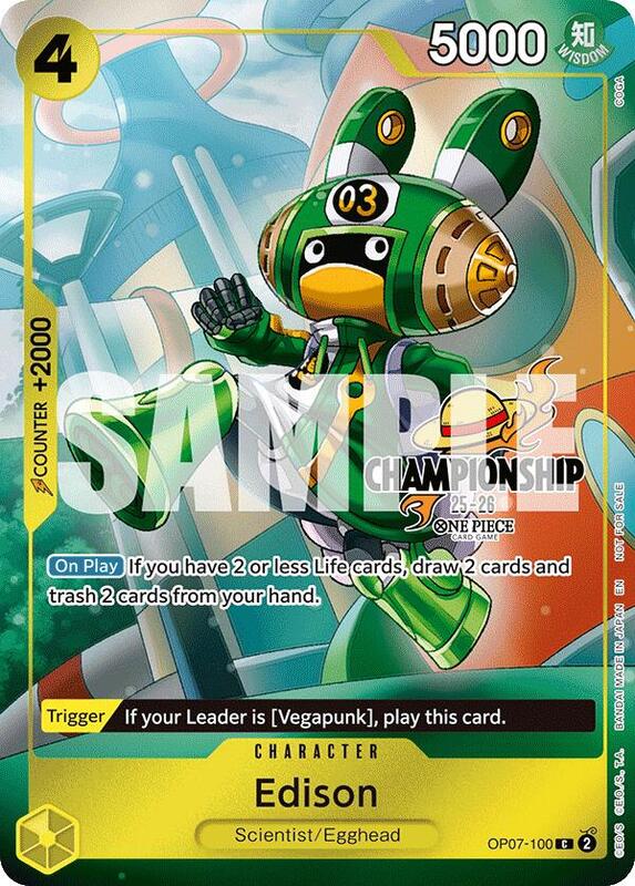 Edison (CS 25-26 Celebration Pack) , Promo OP07-100 1