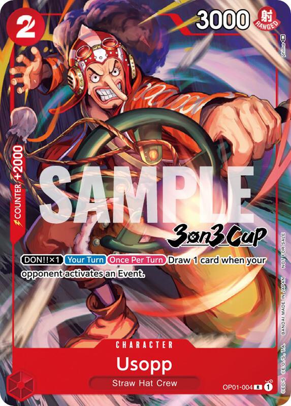 Usopp (3-on-3 Cup) [Participant] , Promo OP01-004 1