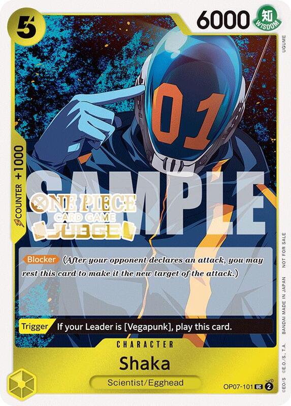 Shaka (Judge Pack Vol. 5) , Promo OP07-101 1