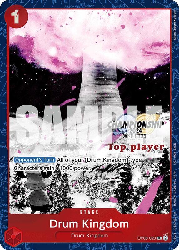 Drum Kingdom (Championship 2024 Top Player Pack Vol. 2) , Promo OP08-020 2