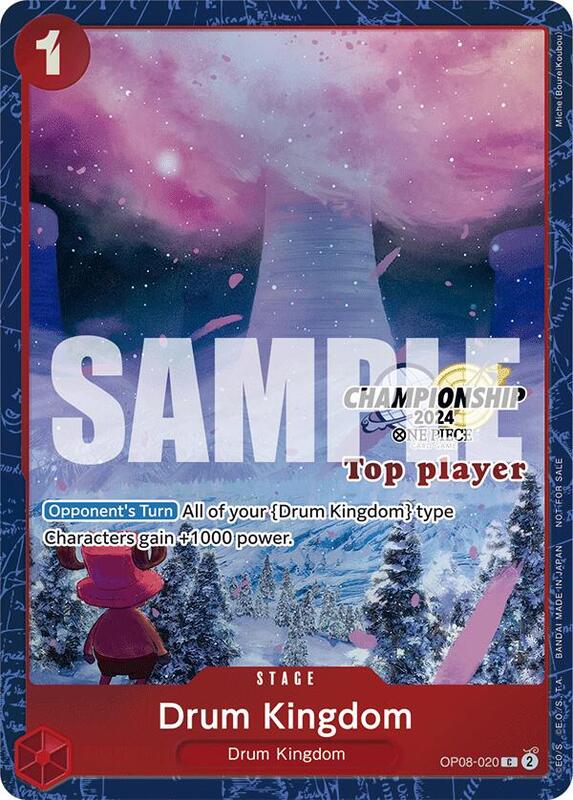 Drum Kingdom (Championship 2024 Top Player Pack) , Promo OP08-020 3