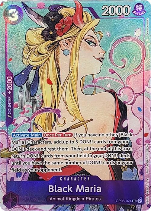 Black Maria (Illustration Box Vol.2) , Promo OP08-074 1