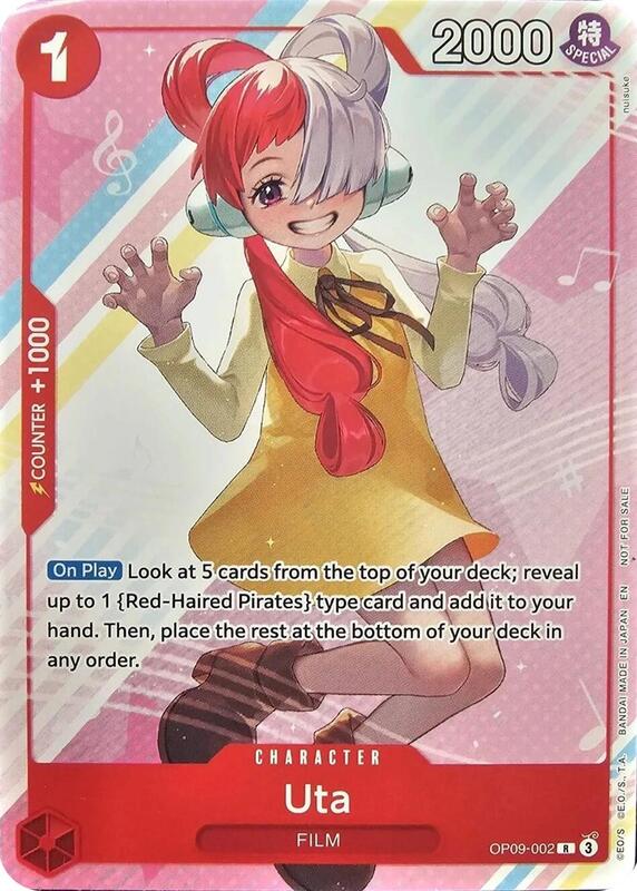 Uta (Welcome Pack Vol. 2) , Promo OP09-002 4