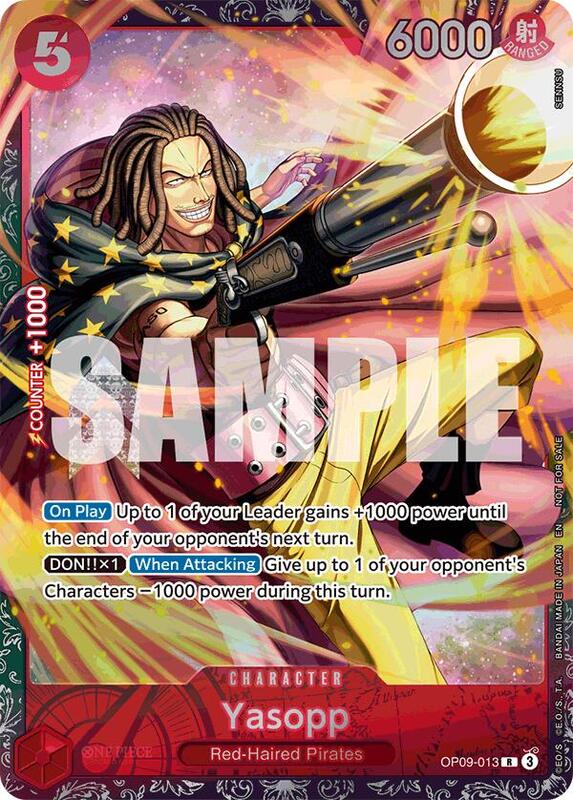 Yasopp (Championship 25-26 Offline Regionals Season 2) , Promo OP09-013 1