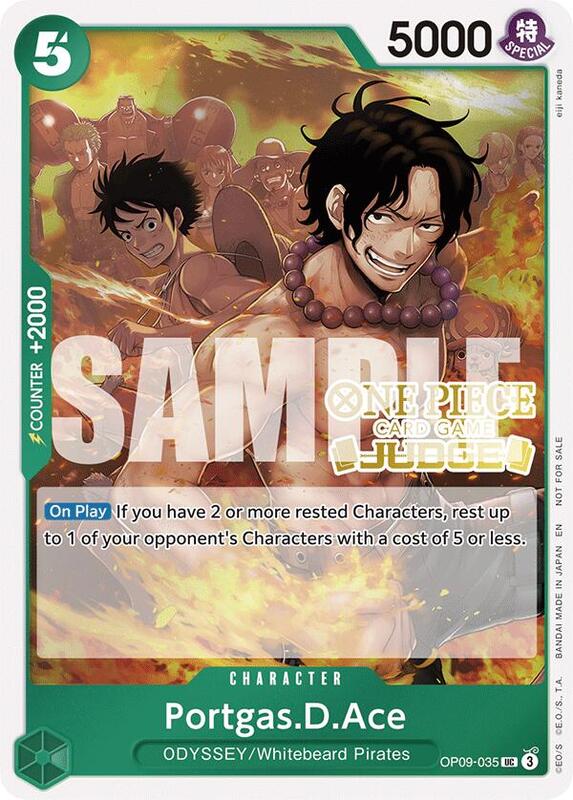 Portgas.D.Ace (Judge Pack Vol. 6) , Promo OP09-035 1