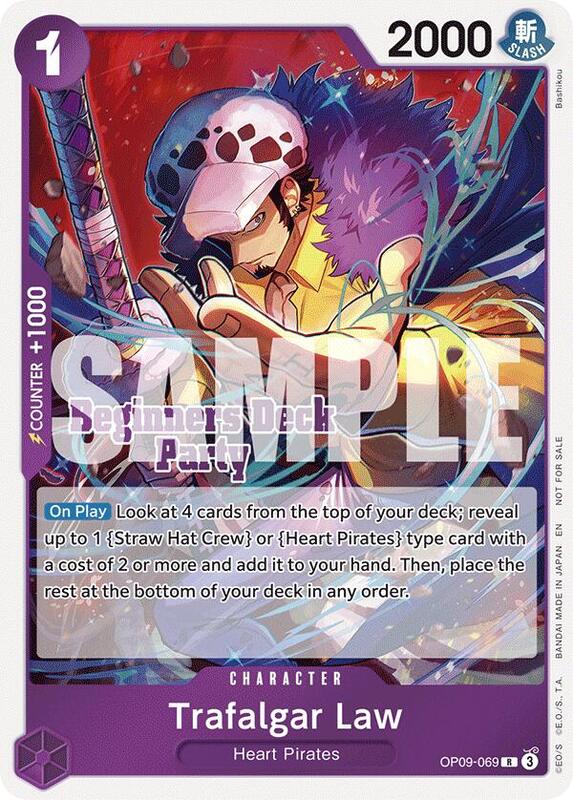 Trafalgar Law (Beginners Deck Party [ST-23] - [ST-28] Participation Pack) , Promo OP09-069 1