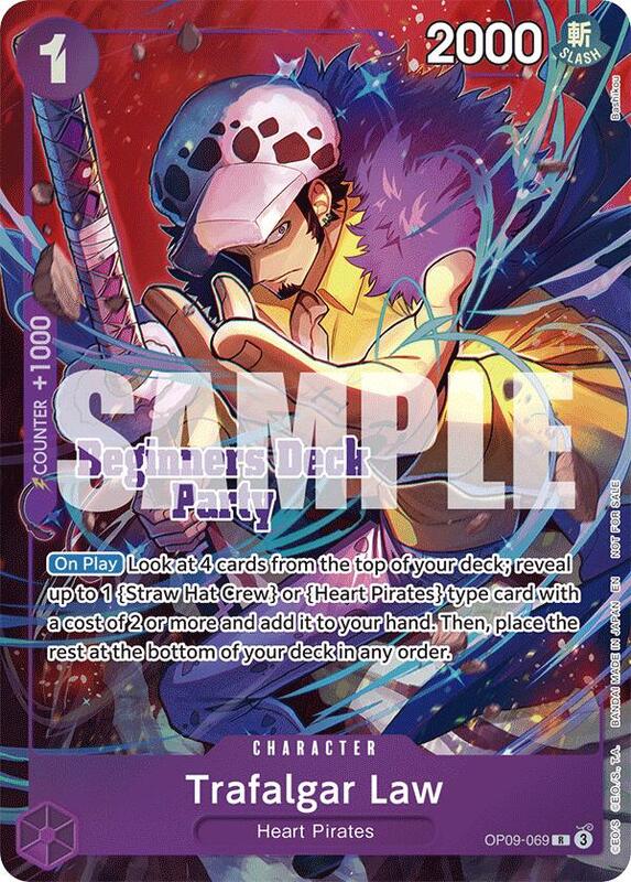 Trafalgar Law (Beginners Deck Party [ST-23] - [ST-28] Winner Pack) , Promo OP09-069 2